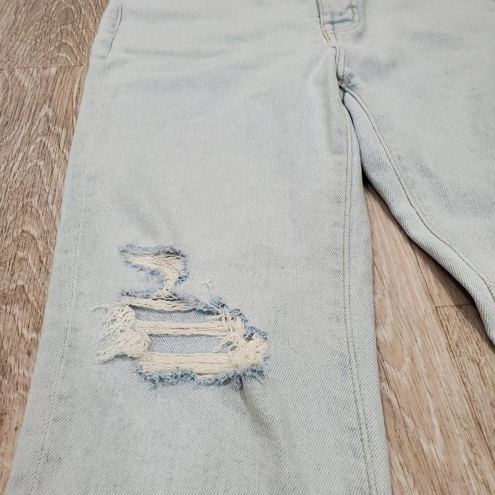 NWT Madewell The Mom Jean Distressed Raw-Hem Edition Style MC583 Size 26 - Picture 4 of 11